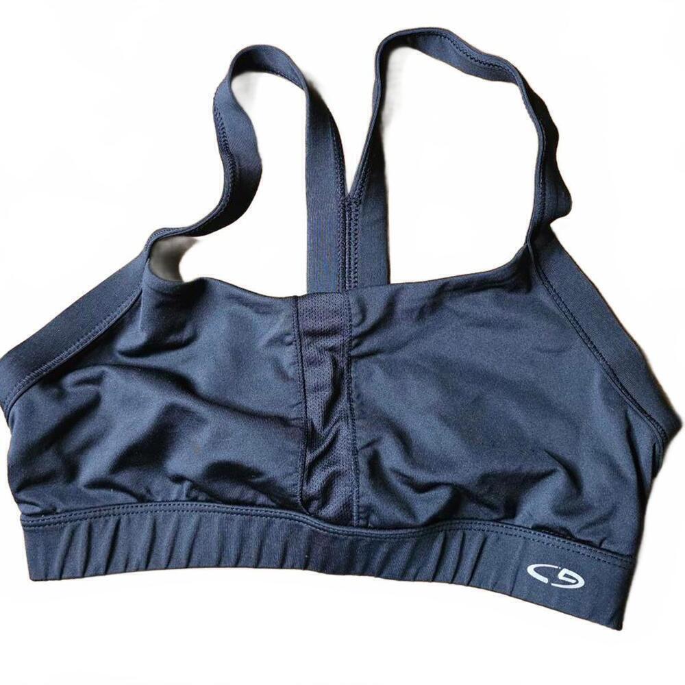 Champion Black Sports Bra with Racerback Straps